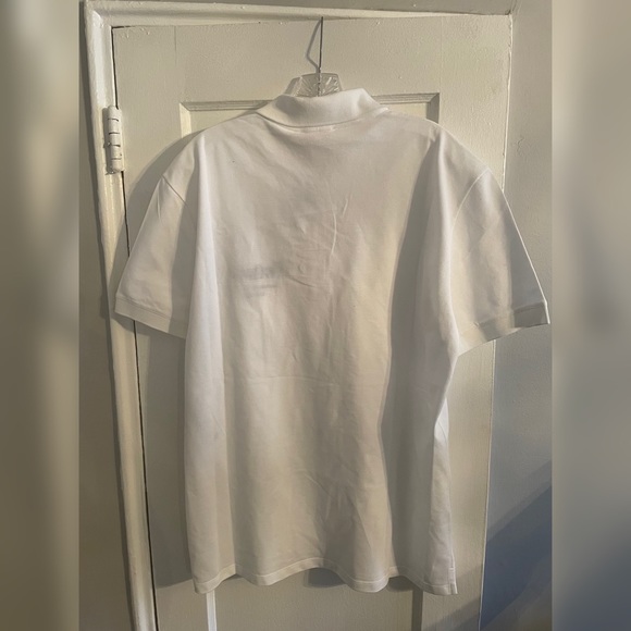 New Alexander McQueen Embroidered Graffiti logo-print cotton polo shirt Sz XXL - Picture 5 of 6